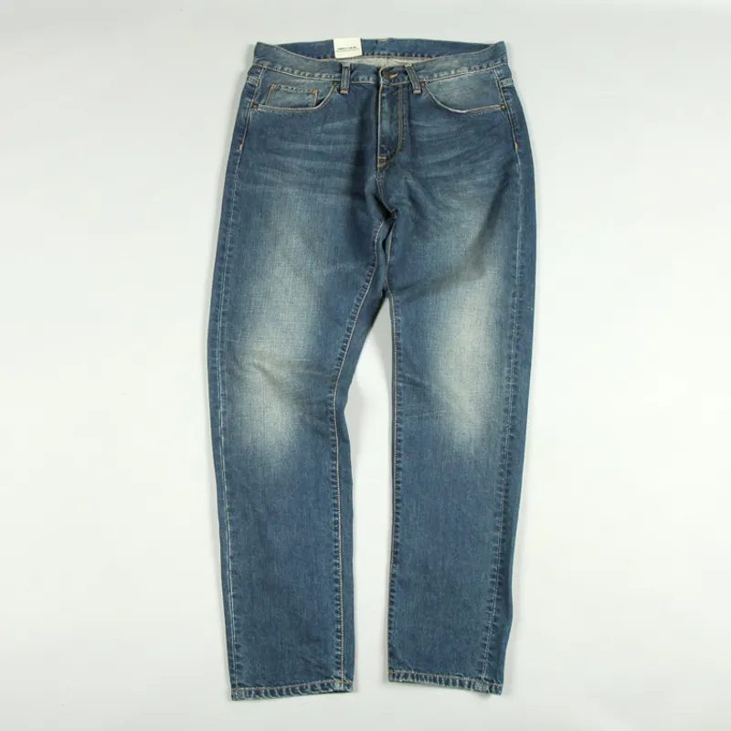 Carhartt WIP Vicious Pant Madera - Blue Sand Washed-1